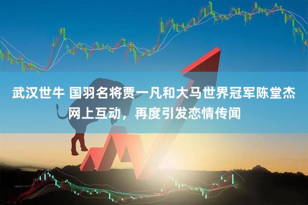武汉世牛 国羽名将贾一凡和大马世界冠军陈堂杰网上互动，再度引发恋情传闻
