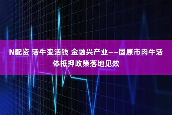 N配资 活牛变活钱 金融兴产业——固原市肉牛活体抵押政策落地见效